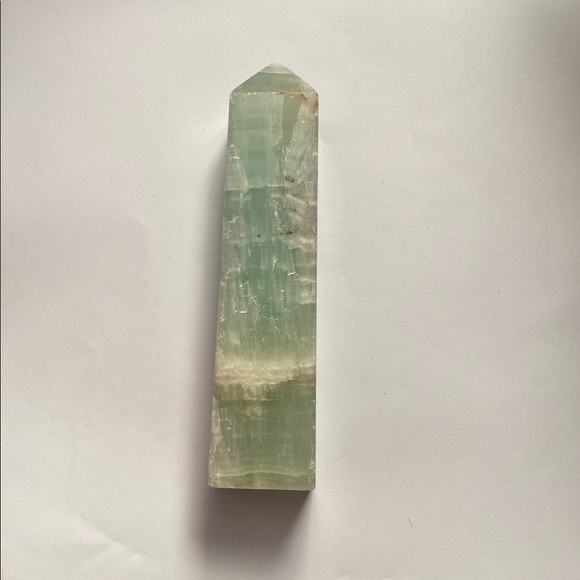 Caribbean Calcite Polished Crystal Tower - Picture 6 of 7